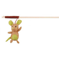 Игрушка Trixie удочка с мышкой из джута, для кошек, 40 см