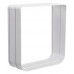 Тунель Trixie для дверцят 4-Way Flap Door, пластик, білий, 27 мм, 15.9×16.8 см