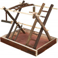 Игровая площадка Trixie Natural Living, для попугаев, 35х27х30 см