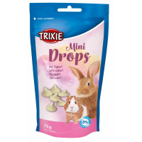 Ласощі Trixie Mini Drops йогурт, для гризунів, 75 г Ласощі Trixie Mini Drops йогурт, для гризунів, 75 г