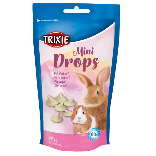 Ласощі Trixie Mini Drops йогурт, для гризунів, 75 г