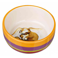 Миска Trixie кольорова керамічна, для гризунів, 250 мл Миска Trixie кольорова керамічна, для гризунів, 250 мл