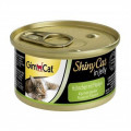 Влажный корм GimCat Shiny Cat для кошек, курица и папайя, 70 г