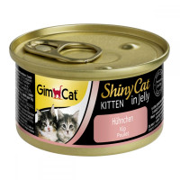 Влажный корм GimCat Shiny Kitten для котят, с курицей, 70 г Влажный корм GimCat Shiny Kitten для котят, с курицей, 70 г