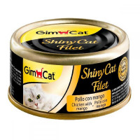 Влажный корм GimCat Shiny Cat для кошек, с курицей и манго, 70 г Влажный корм GimCat Shiny Cat для кошек, с курицей и манго, 70 г