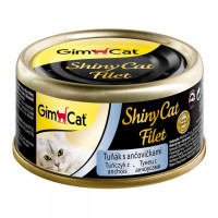 Влажный корм GimCat Shiny Cat для кошек, с тунцом и анчоусом, 70 г Влажный корм GimCat Shiny Cat для кошек, с тунцом и анчоусом, 70 г