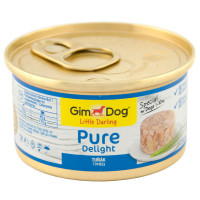 Влажный корм GimDog LD Pure Delight для карликовых и малых пород собак, с тунцом, 85 г Влажный корм GimDog LD Pure Delight для карликовых и малых пород собак, с тунцом, 85 г