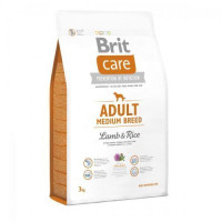 Сухий корм Brit Care Adult Medium Breed Lamb & Rice, для собак від 10 до 25 кг, з ягням і рисом, 3 кг Сухий корм Brit Care Adult Medium Breed Lamb & Rice, для собак від 10 до 25 кг, з ягням і рисом, 3 кг