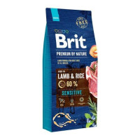 Сухой корм Brit Premium Dog Sensitive Lamb для собак с чувствительным пищеварением, 15 кг Сухой корм Brit Premium Dog Sensitive Lamb для собак с чувствительным пищеварением, 15 кг