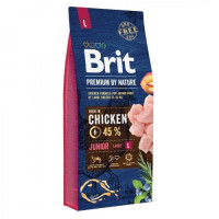 Сухой корм Brit Premium Junior L, для щенков и молодых собак крупных пород, 15 кг Сухой корм Brit Premium Junior L, для щенков и молодых собак крупных пород, 15 кг