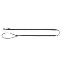 Поводок Trixie Softline Elegance Lead для собак, размер S, 1 м/15 мм, черный/графит Поводок Trixie Softline Elegance Lead для собак, размер S, 1 м/15 мм, черный/графит