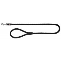 Повідець Trixie Cavo Lead для собак, плетений, круглий, розмір L-XL, 1 м/18 мм, чорний Повідець Trixie Cavo Lead для собак, плетений, круглий, розмір L-XL, 1 м/18 мм, чорний
