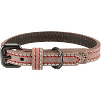 Нашийник Trixie Native M, для собак, 36-43 см, 20 мм, капучино Нашийник Trixie Native M, для собак, 36-43 см, 20 мм, капучино