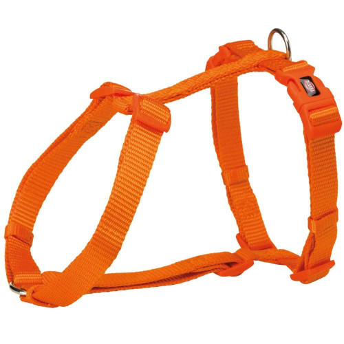Шлея Trixie Premium H-Harness для собак, 42-60 см, 15 мм, розмір S-M, папайя