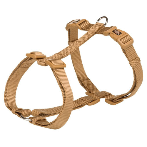 Шлея Trixie Premium H-Harness для собак, 52-75 см, 20 мм, розмір M-L, карамель