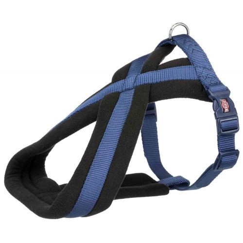 Шлея Trixie Premium Touring Harness для собак, 50-90 см, 25 мм, розмір M-L, індиго