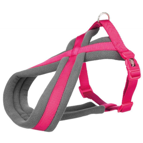Шлея Trixie Premium Touring Harness для собак, 70-110 см, 25 мм, розмір L-XL, фуксія