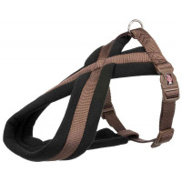 Шлея Trixie Premium L-XL, для собак, 70-110 см, 25 мм, мокка Шлея Trixie Premium L-XL, для собак, 70-110 см, 25 мм, мокка