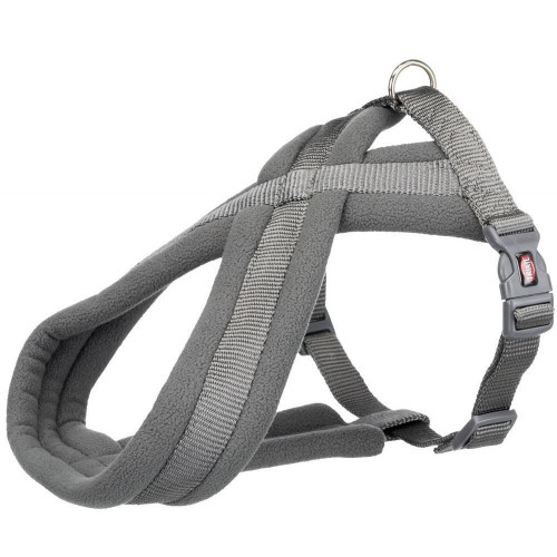 Шлея Trixie Premium Touring Harness для собак, 70-110 см, 25 мм, розмір L-XL, графіт