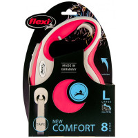 Повідець-рулетка Flexi New Comfort L для собак до 60 кг, 5 м, стрічка, червоний Повідець-рулетка Flexi New Comfort L для собак до 60 кг, 5 м, стрічка, червоний