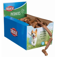 Ласощі Trixie Picknicks, сосиски з куркою, для собак, 8 см, 8 г, 200 шт Ласощі Trixie Picknicks, сосиски з куркою, для собак, 8 см, 8 г, 200 шт