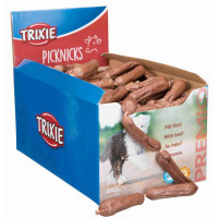 Ласощі Trixie Picknicks, сосиски з яловичиною, для собак, 8 см, 8 г, 200 шт Ласощі Trixie Picknicks, сосиски з яловичиною, для собак, 8 см, 8 г, 200 шт