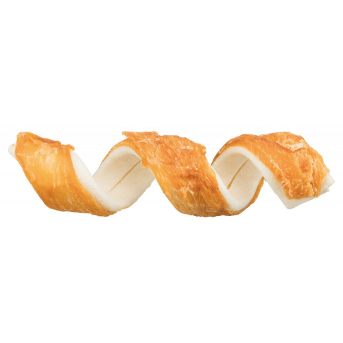 Ласощі Trixie Denta Fun Chicken Chewing Curls для собак, спіральки з куркою, 15 см, 3 шт, 110 г