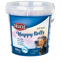 Ласощі Trixie HappyRolls для собак, лосось, 500 г Ласощі Trixie HappyRolls для собак, лосось, 500 г