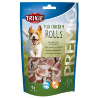 Рулеты Trixie Premio для собак, курица с сайдой, 75 г Рулеты Trixie Premio для собак, курица с сайдой, 75 г