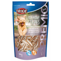 Съедобные палочки Trixie Fish Rabbit Stripes для собак, кролик и треска, 100 г Съедобные палочки Trixie Fish Rabbit Stripes для собак, кролик и треска, 100 г