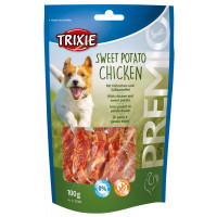 Ласощі Trixie - Sweet Potato Chicken курка з солодкою картоплею, для собак, 100 г Ласощі Trixie - Sweet Potato Chicken курка з солодкою картоплею, для собак, 100 г