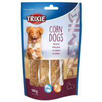 Ласощі Trixie Corn Dogs для собак, качка, 100 г, 4 шт Ласощі Trixie Corn Dogs для собак, качка, 100 г, 4 шт