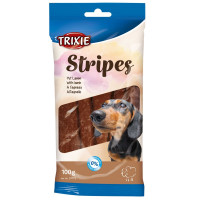 Їстівні палички Trixie Stripes для собак, ягня, 100 г, 10 шт Їстівні палички Trixie Stripes для собак, ягня, 100 г, 10 шт