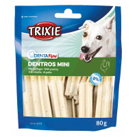 Жувальні палички Trixie Dentros Mini птах, для собак, 80 г Жувальні палички Trixie Dentros Mini птах, для собак, 80 г