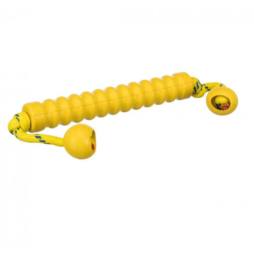 Игрушка развивающая Trixie - MOT®-Long с канатом, для собак, 20 см, 44 см, резина