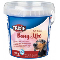 Смесь лакомств Trixie BonyMix для собак, говядина, ягнёнок, лосось и курица, 500 г Смесь лакомств Trixie BonyMix для собак, говядина, ягнёнок, лосось и курица, 500 г
