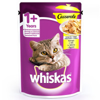 Влажный корм Whiskas Casserole для котов, с курицей в желе, 85 г Влажный корм Whiskas Casserole для котов, с курицей в желе, 85 г