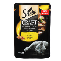 Вологий корм Sheba для котів, з куркою в соусі, 85 г Вологий корм Sheba для котів, з куркою в соусі, 85 г