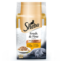 Влажный корм Sheba Fresh&Fine для кошек, мясной микс, 6×50 г Влажный корм Sheba Fresh&Fine для кошек, мясной микс, 6×50 г