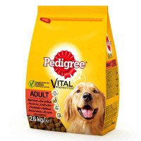 Сухий корм Pedigree для дорослих собак, з яловичиною та птицею, 2.6 кг