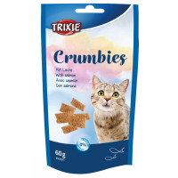 Ласощі Trixie Crumbies для котів, лосось, з додаванням таурину, 60 г Ласощі Trixie Crumbies для котів, лосось, з додаванням таурину, 60 г
