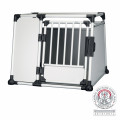 Транспортировочный бокс Trixie L-XL для собак, серебро, 94×75×88 см