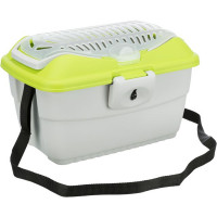 Переноска Trixie Mini-Capri Transport Box для грызунов, весом до 2 кг, 40×22×30 см, светло-серая/зелёная Переноска Trixie Mini-Capri Transport Box для грызунов, весом до 2 кг, 40×22×30 см, светло-серая/зелёная