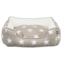 Лежак Trixie Stars для собак, кофейно-белый, 80×65 см Лежак Trixie Stars для собак, кофейно-белый, 80×65 см