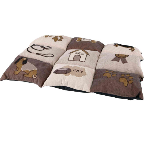 Підстилка Trixie Patchwork для собак, коричнево-бежевий, 55×45 см