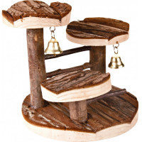 Подставка с колокольчиком Trixie Natural Living, для грызунов, 14×14 см Подставка с колокольчиком Trixie Natural Living, для грызунов, 14×14 см
