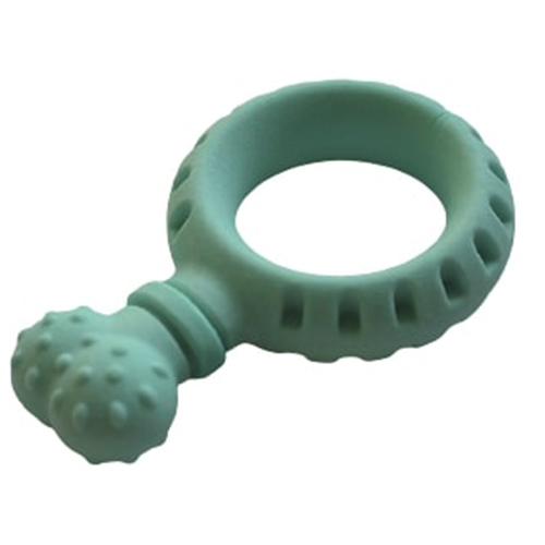 Игрушка AnimAll GrizZzly для собак, сережка, зеленая, 17.4×6.5 см