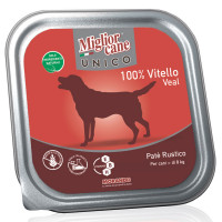 Влажный беззерновой корм Morando MigliorCane Unico Only Veal для собак, с телятиной 150 г Влажный беззерновой корм Morando MigliorCane Unico Only Veal для собак, с телятиной 150 г