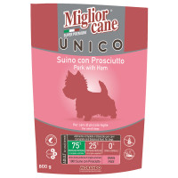 Сухой беззерновой корм Morando MigliorCane Unico Only Ham для собак мелких пород, с прошутто, 800 г Сухой беззерновой корм Morando MigliorCane Unico Only Ham для собак мелких пород, с прошутто, 800 г