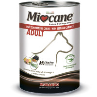 Консерва Morando MioCane Beef & Carrots для собак, с говядиной и морковью, 400 г Консерва Morando MioCane Beef & Carrots для собак, с говядиной и морковью, 400 г
